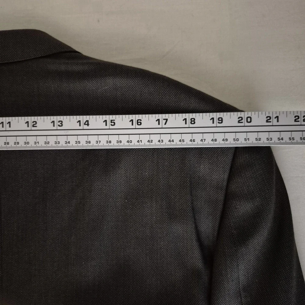 Ermenegildo Zegna Taglio Esclusivo Blazer Mens 44L Wool Super 100s Olive Brown